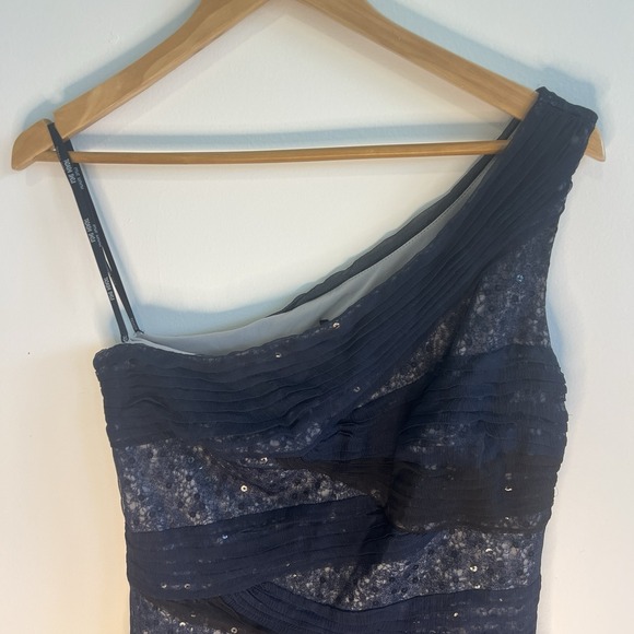 Vtg Mini Tadashi Shoji Silk Sleeveless Cocktail Dress 4 Sexy‎ Party Travel - Picture 5 of 14